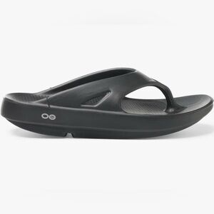 New Black Slide Sandals oofos